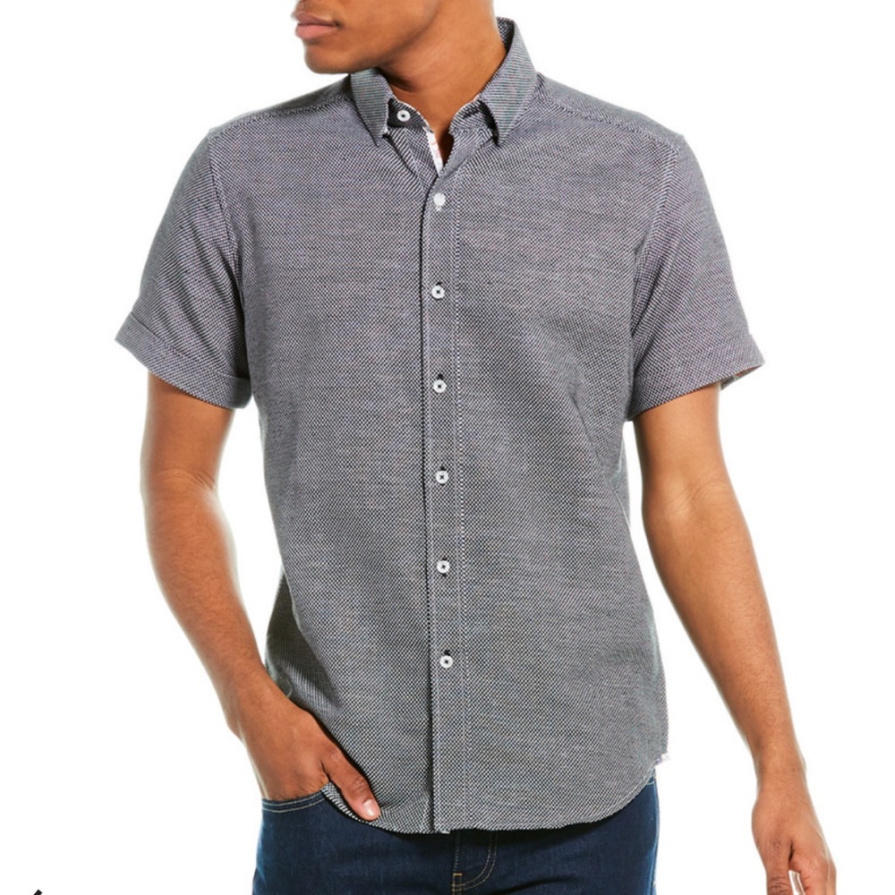 ROBERT GRAHAM ‘LIAM’ TAILORED FIT SHORT SLEEVE SHIRT